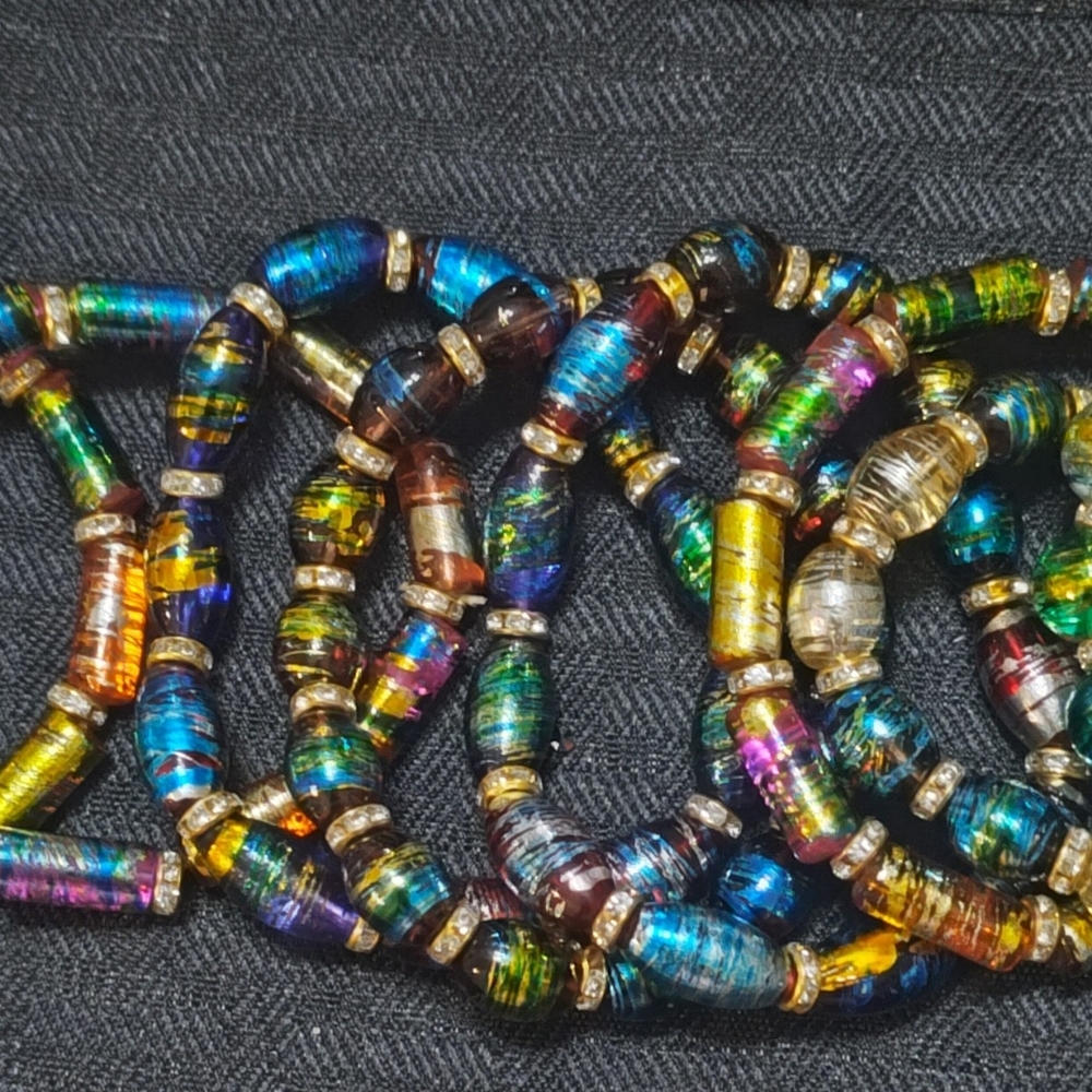 Beautiful multi colored bracelets